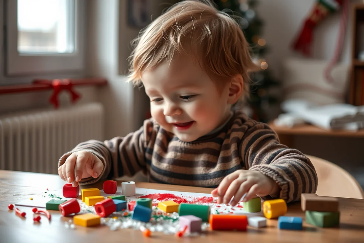 christmas process art for toddlers — Christmas Process Art For Toddlers (step by step)