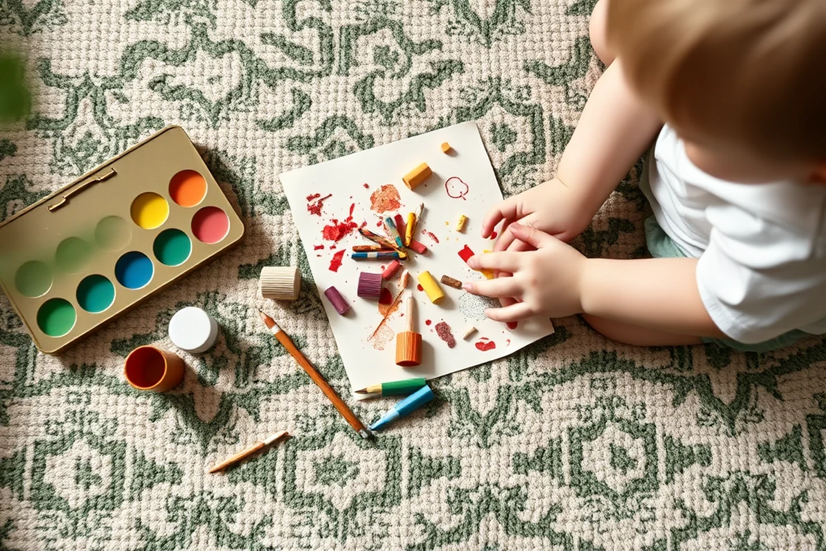 creative art ideas for toddlers — Creative Art Ideas For Toddlers (the finished result)