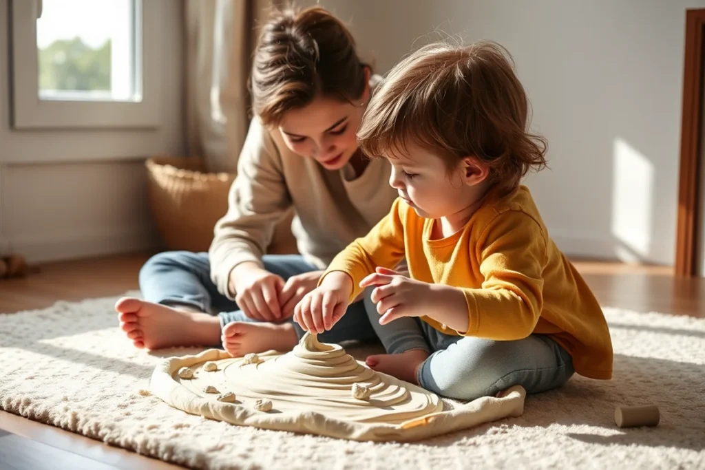 Easy Toddler Playdough & Clay