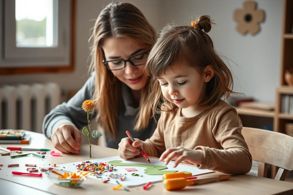Flower Process Art For Toddlers