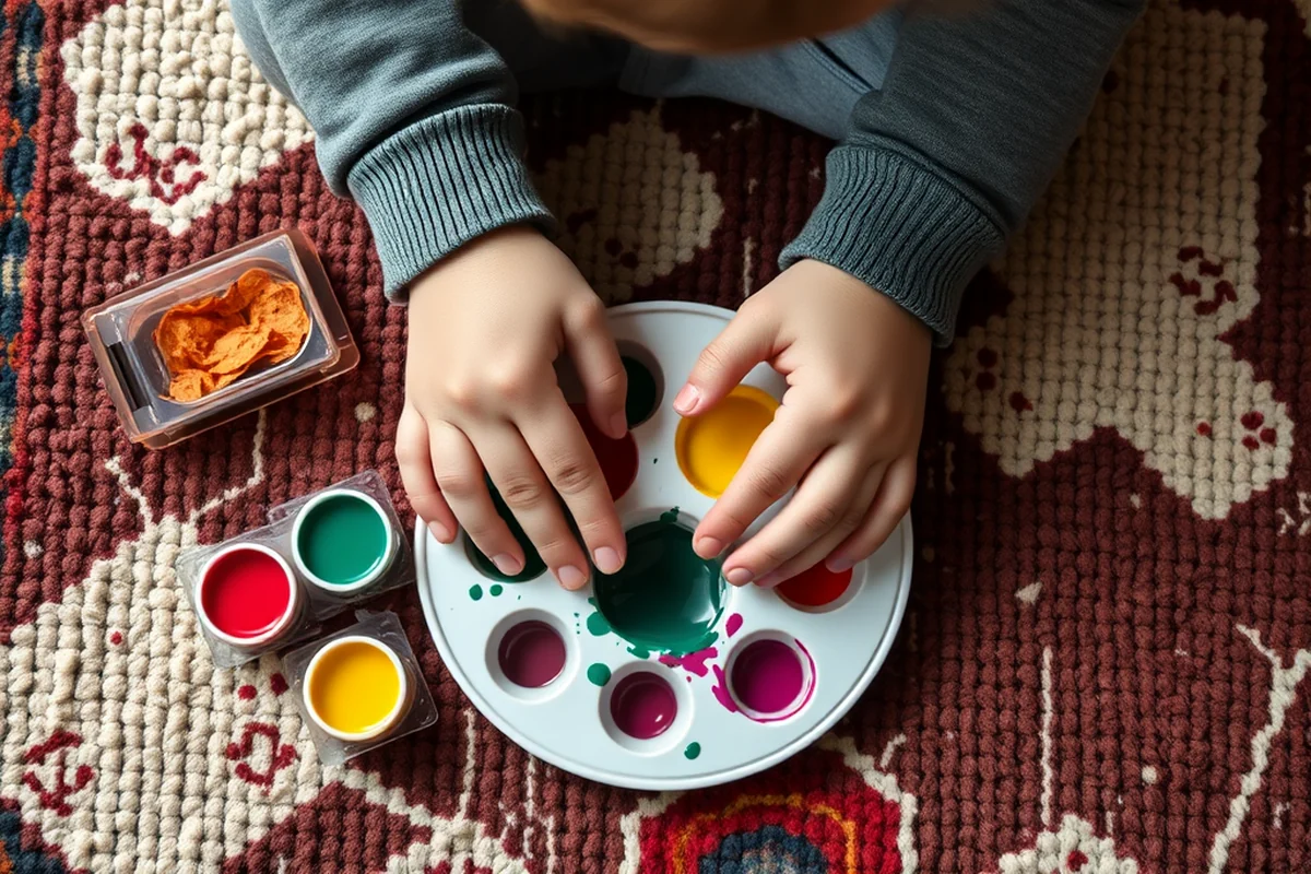 paint activities for toddlers — Paint Activities For Toddlers (the finished result)