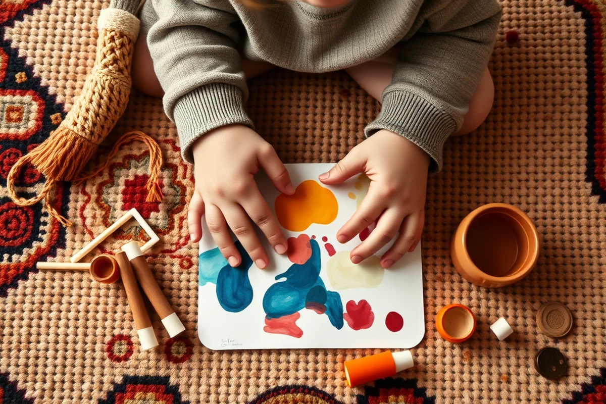 simple painting ideas for kids — Simple Painting Ideas For Kids (the finished result)