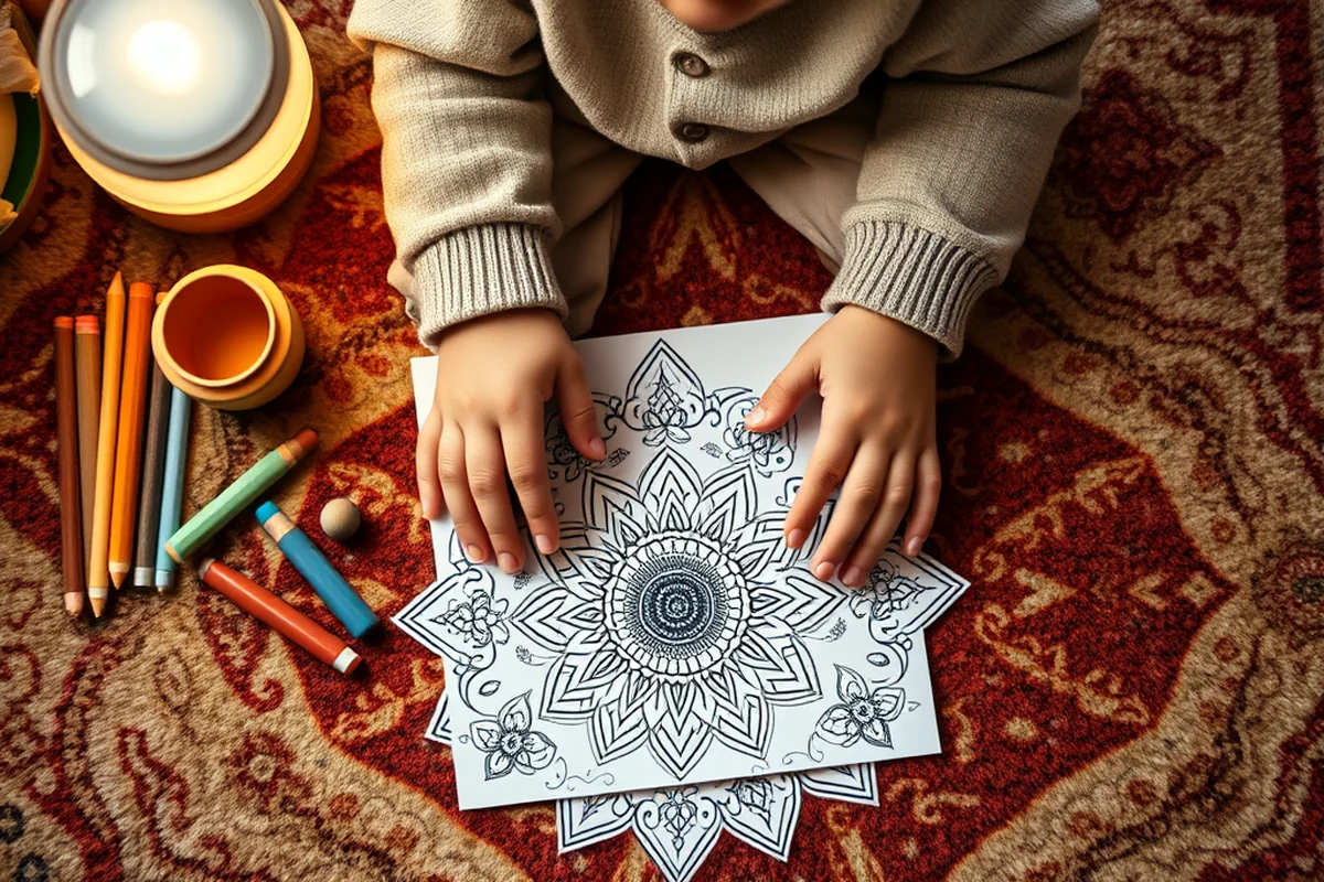 mandala coloring pages — Mandala Coloring Pages (the finished result)