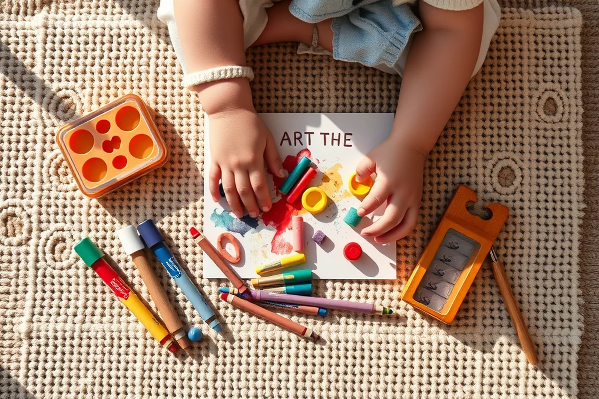 mess free art supplies — Mess Free Art Supplies (the finished result)
