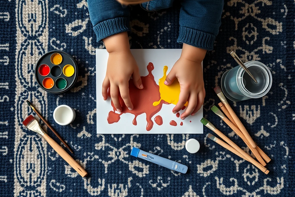 no mess painting for toddlers — No Mess Painting For Toddlers (the finished result)