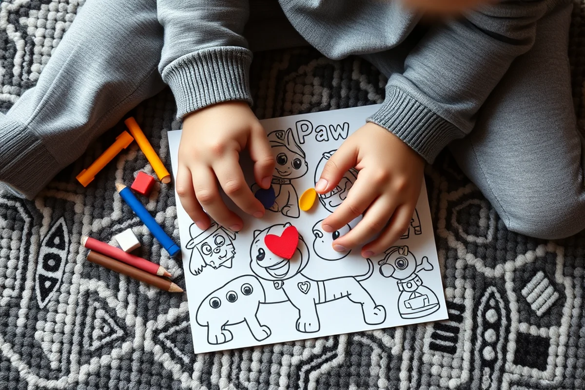 paw patrol coloring pages — Paw Patrol Coloring Pages (the finished result)