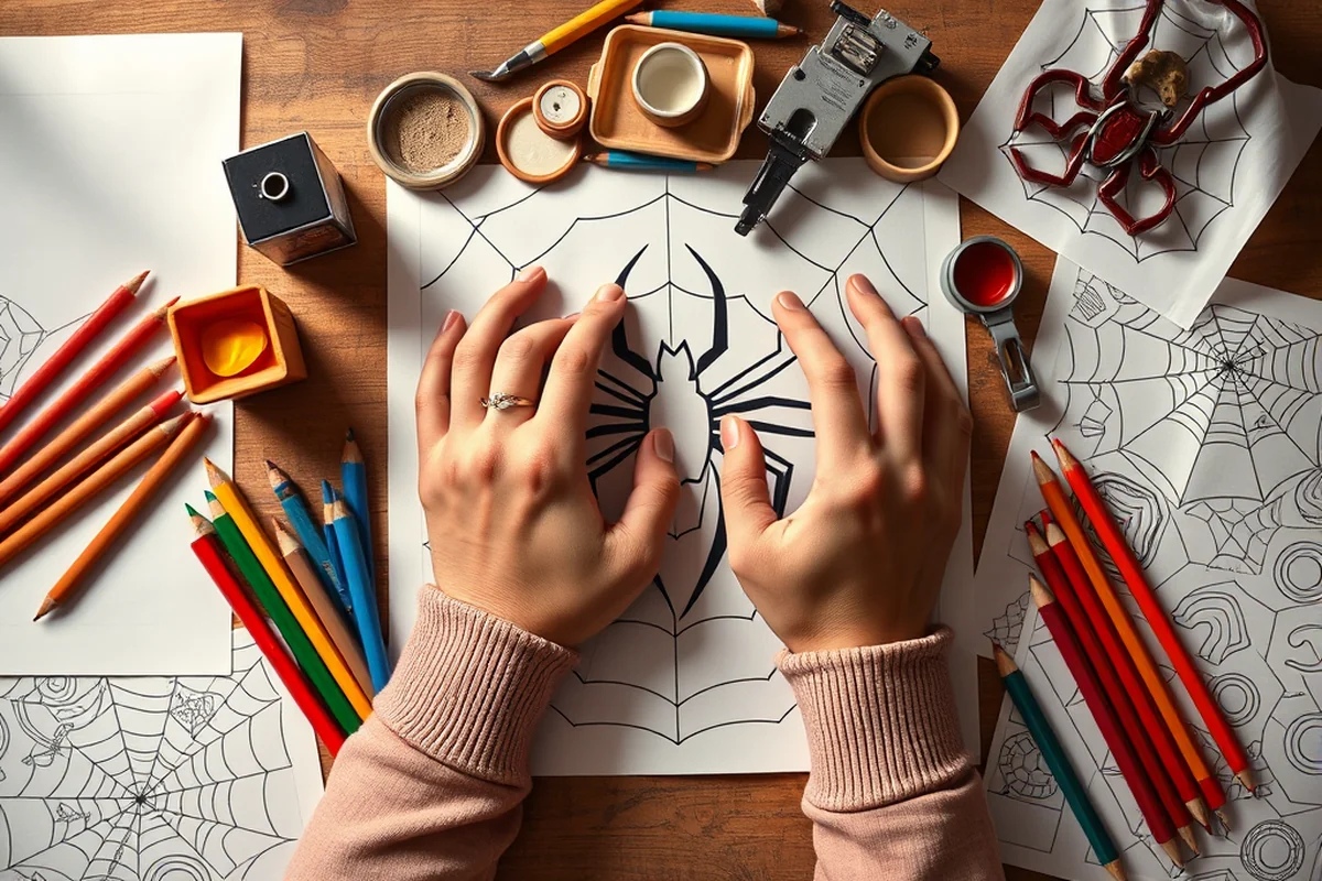 spider man coloring pages — Spider Man Coloring Pages (the finished result)