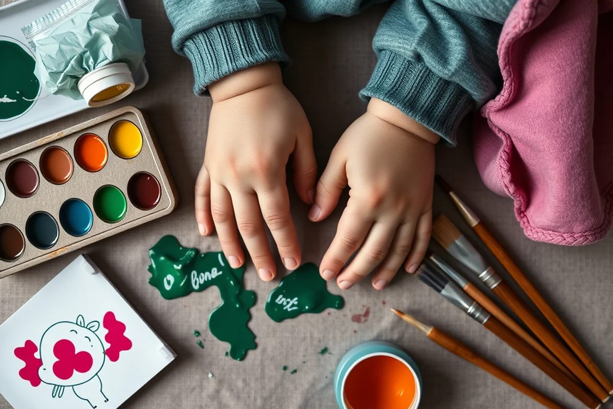 toddler painting activities — Toddler Painting Activities (the finished result)