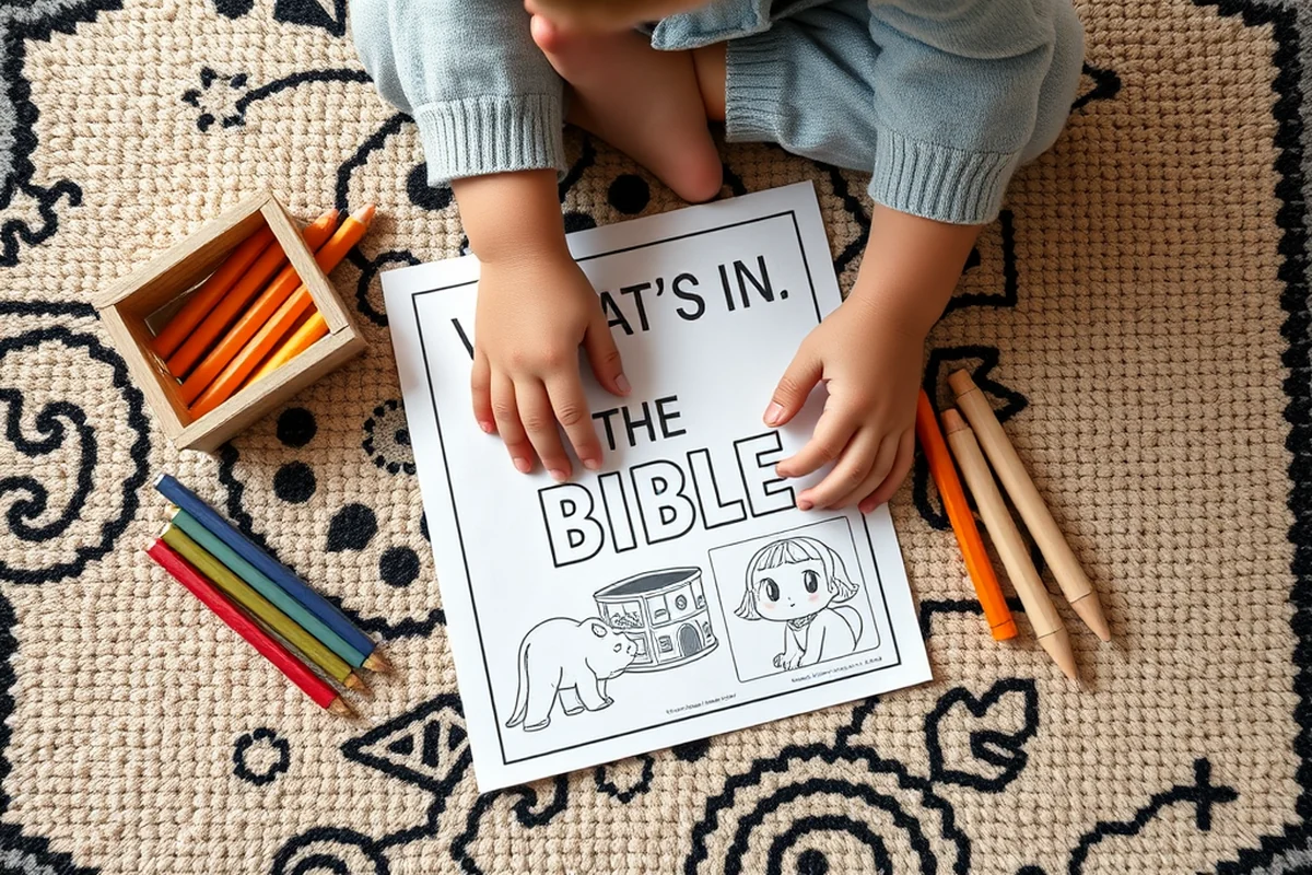 what's in the bible coloring pages β What'S In The Bible Coloring Pages (the finished result)
