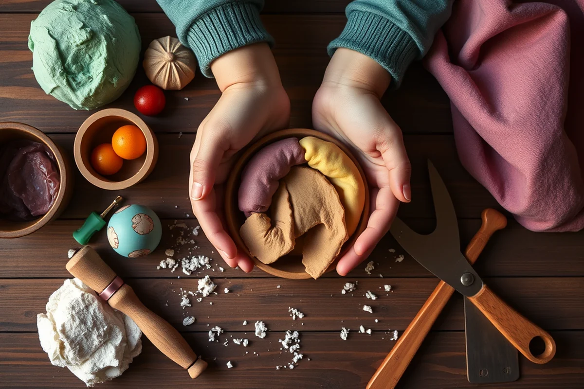 how to make playdough recipe for kids — How To Make Playdough Recipe For Kids (the finished result)