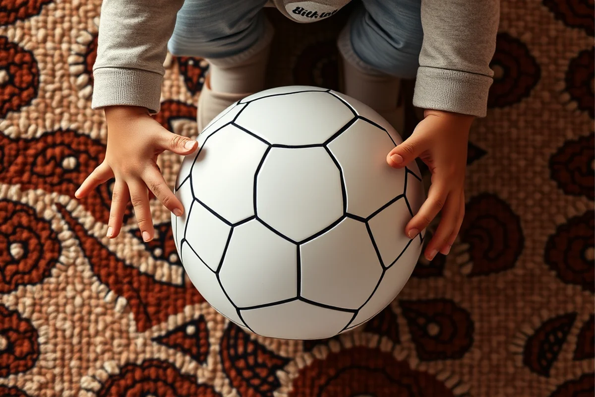 soccer ball coloring page — Soccer Ball Coloring Page (the finished result)