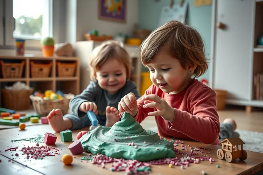 Toddler Playdough & Clay