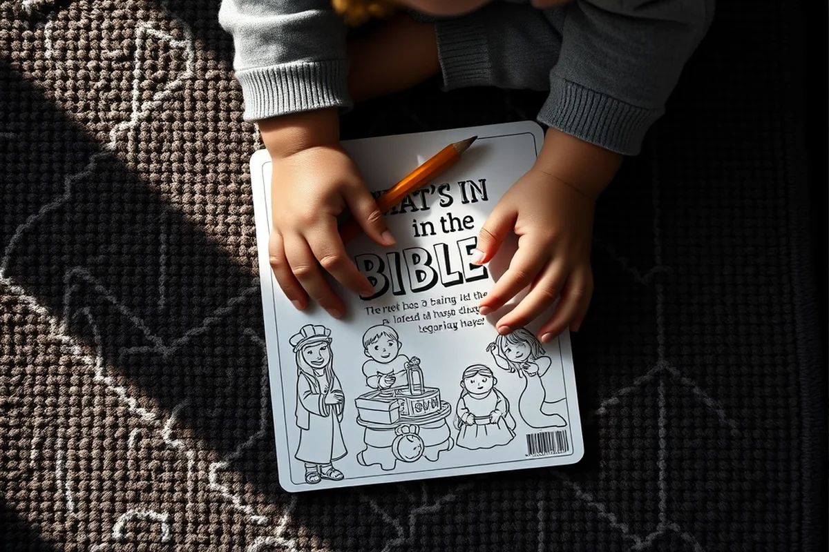 what's in the bible coloring book — What'S In The Bible Coloring Book (the finished result)